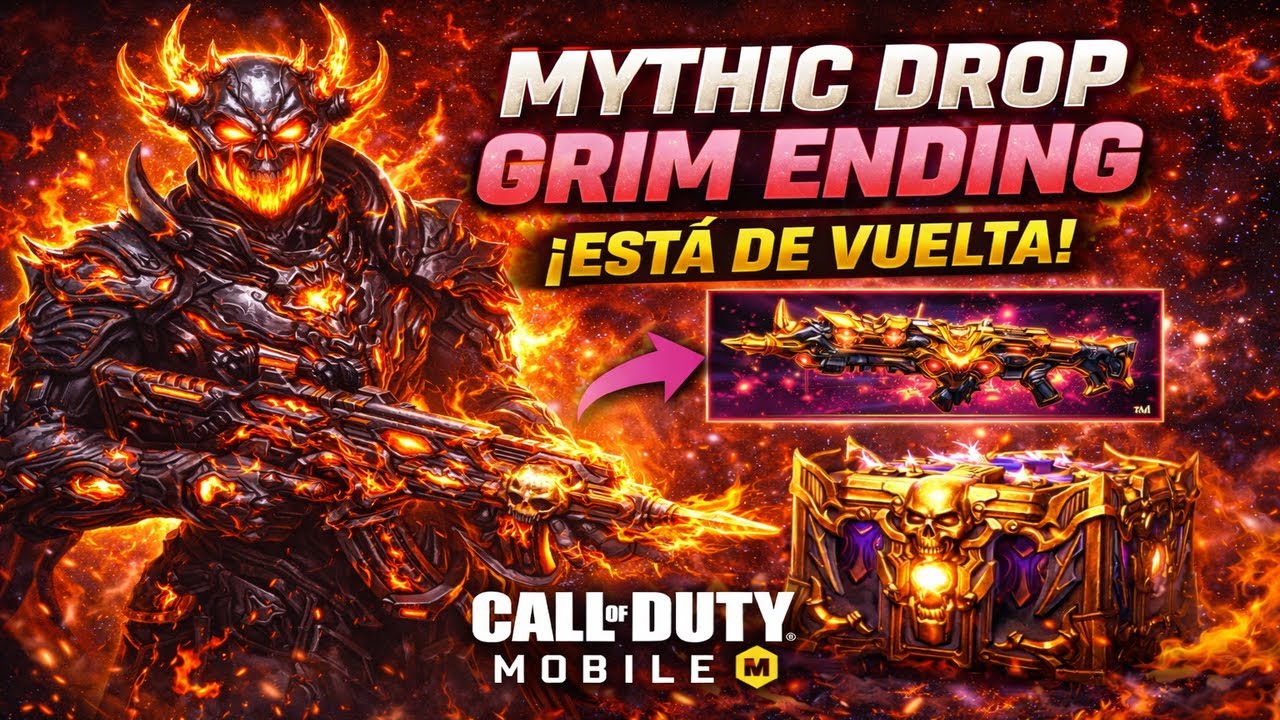 ¡VOLVIÓ EL MYTHIC DROP MÁS BRUTAL DE CODM! 🔥 GRIM ENDING REGRESA