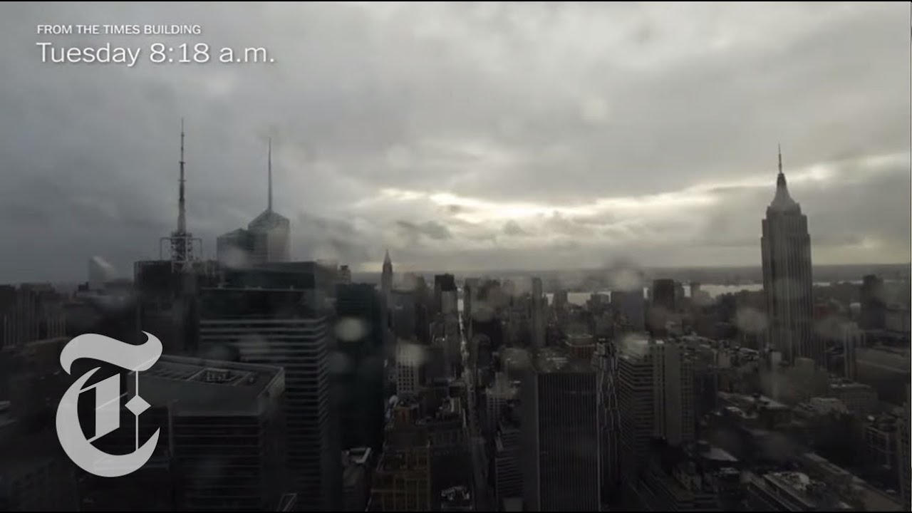 Hurricane Sandy | Timelapse of the Storm from The New York Times Building | The New York Times