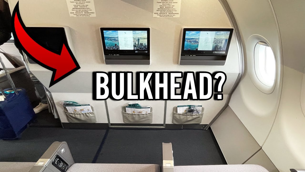 SHOULD you choose the BULKHEAD seat? Cathay Pacific A321neo | Economy