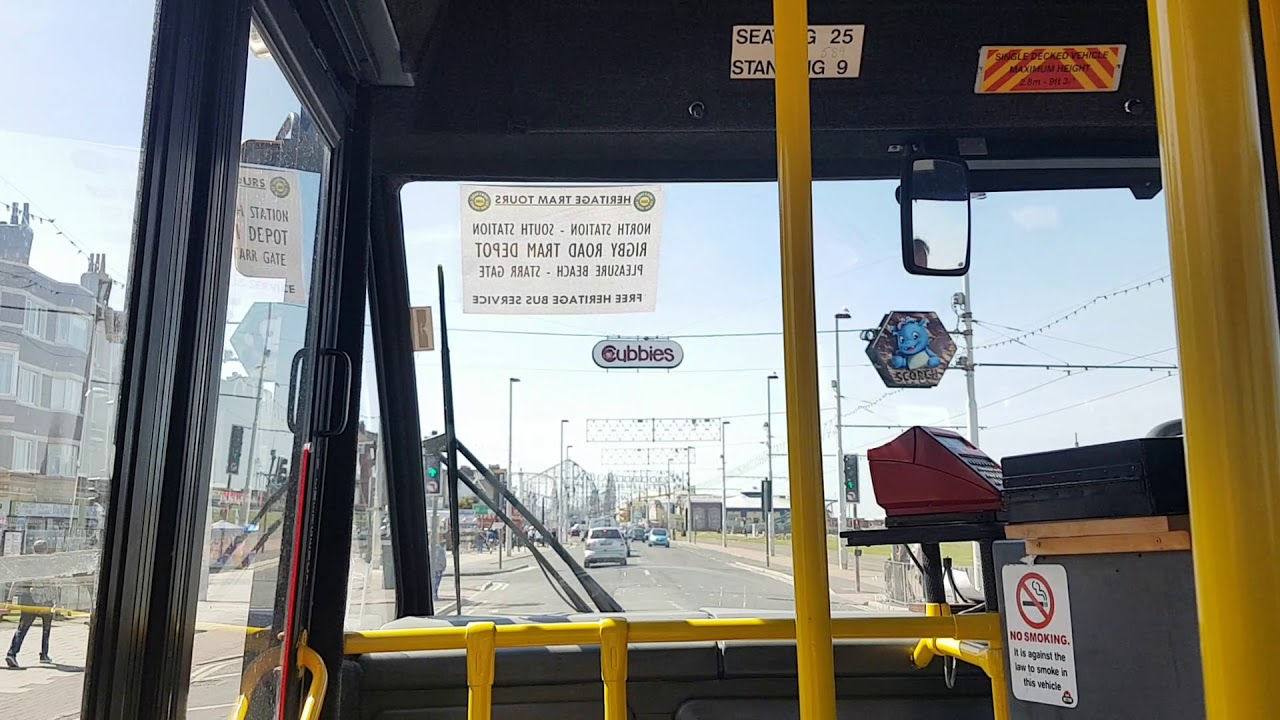 *Beast* Preserved Blackpool Transport Optare Metrorider 589 (N589 GRN)