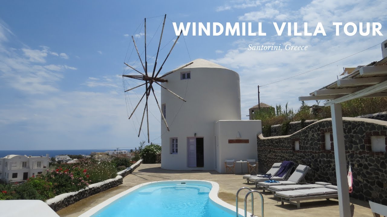 Windmill Villa Tour | Santorini, Greece