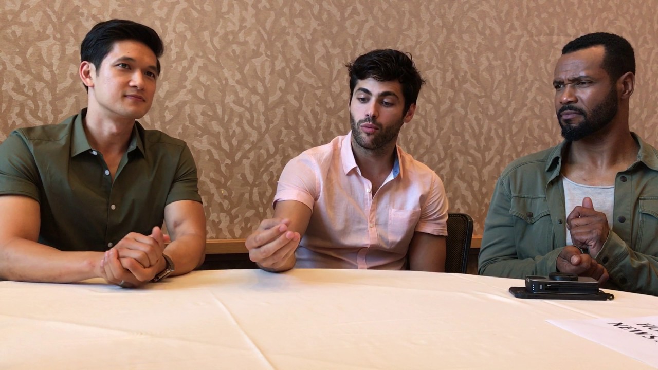 Harry Shum Jr., Matthew Daddario, & Isaiah Mustafa (