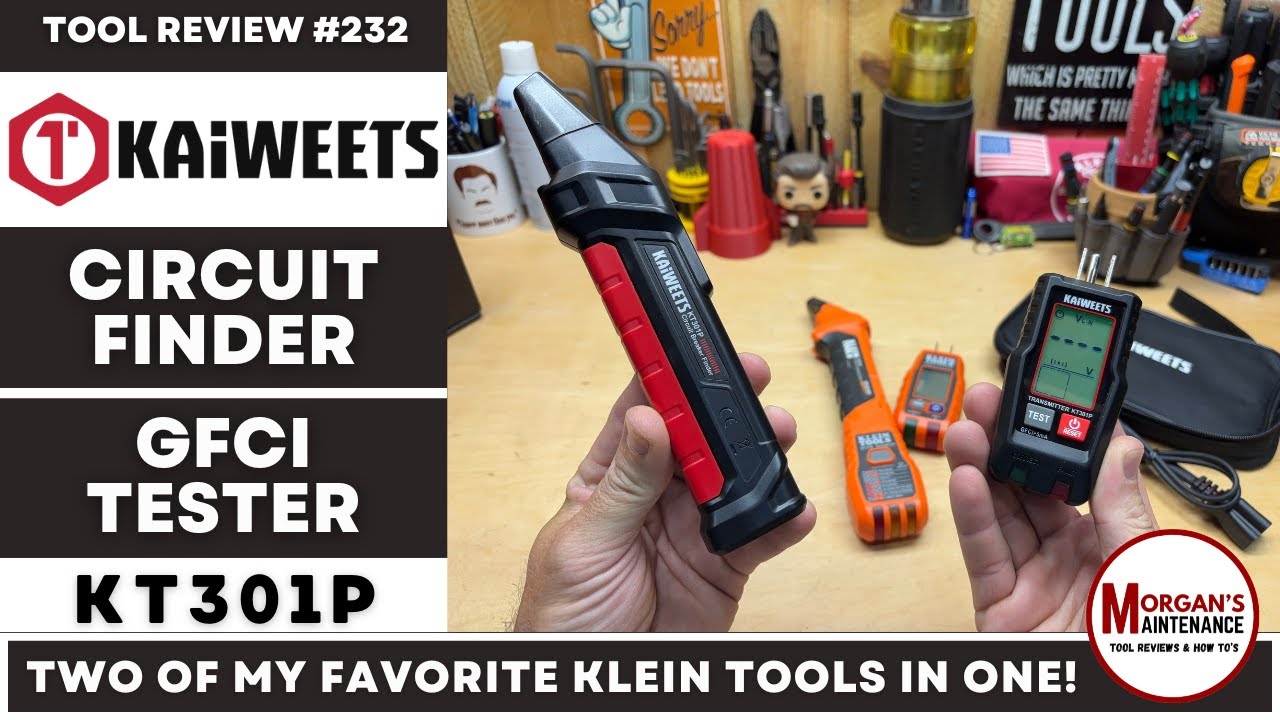 Kaiweets KT301P Circuit Breaker Finder - Two of My Favorite Klein Tools Combined!