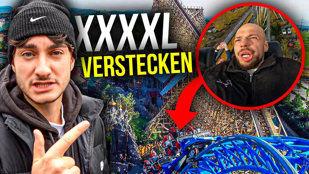 VERSTECKEN CHALLENGE IM GRÖßTEN FREIZEITPARK DEUTSCHLANDS!
