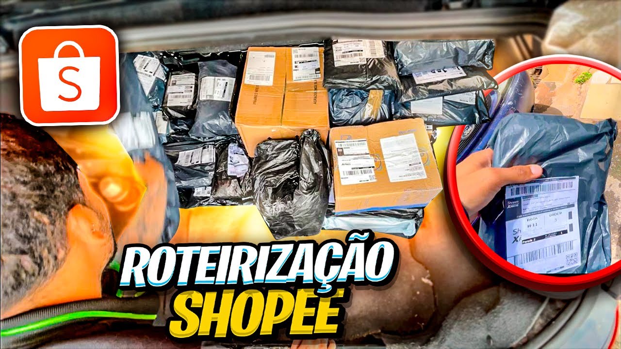 COMO SEPARO OS PACOTES DENTRO DO CARRO !? (ENTREGAS SHOPEE)
