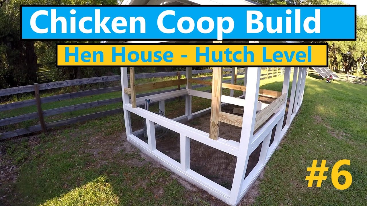 Chicken Coop Build Pt6: Hen House - Hutch Level 2