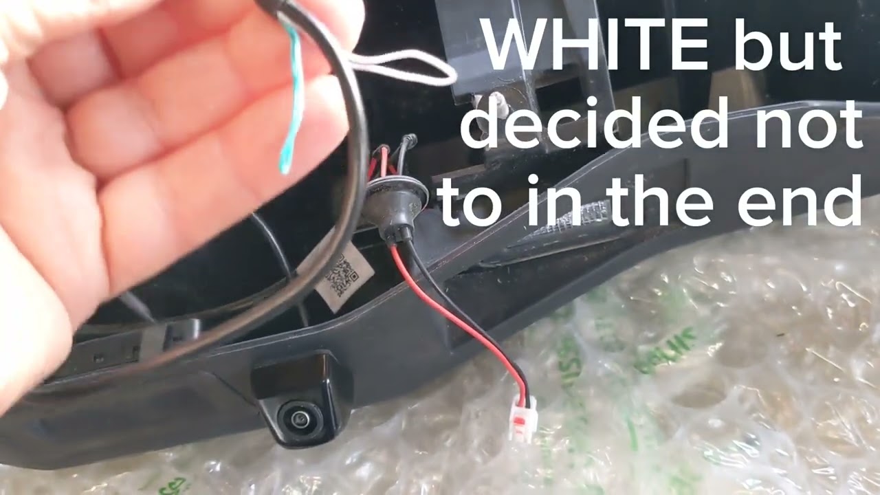 AliExpress reversing camera fitting MG4 SE - Part Two