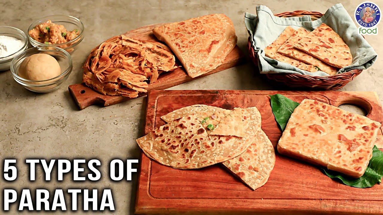 How To Make Paratha | Easy and Quick Paratha Recipe With 5 Different Ways | Chef Varun