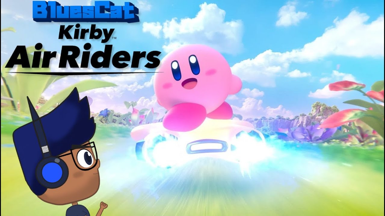 BluesCat Plays Kirby Air Riders (First Look!)