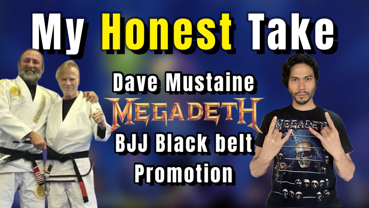 Dave Mustaine Gets His BJJ Black Belt at 63 — My Honest, Unfiltered Take
