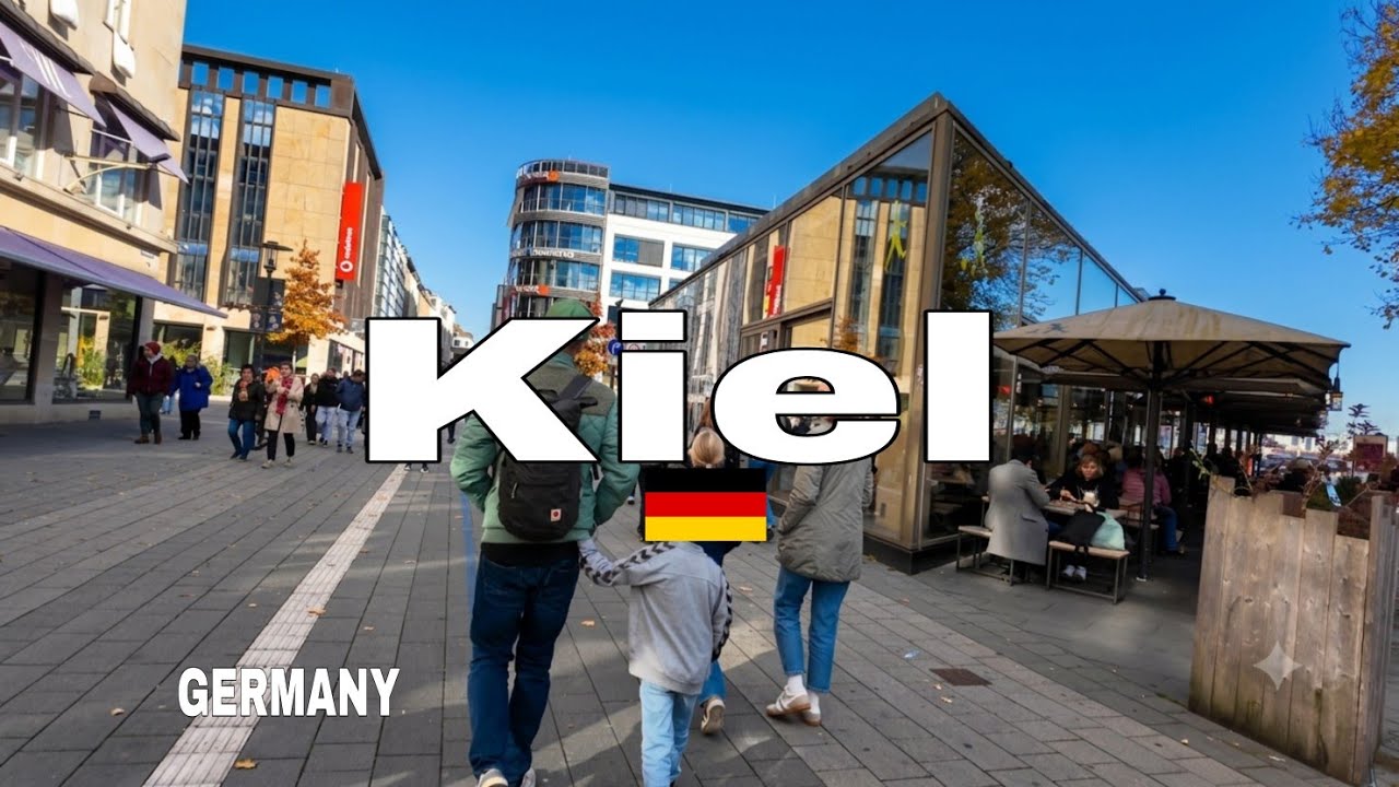 Kiel Germany 🇩🇪 Walking Tour | Port City Exploration on Foot | 4K 60fps