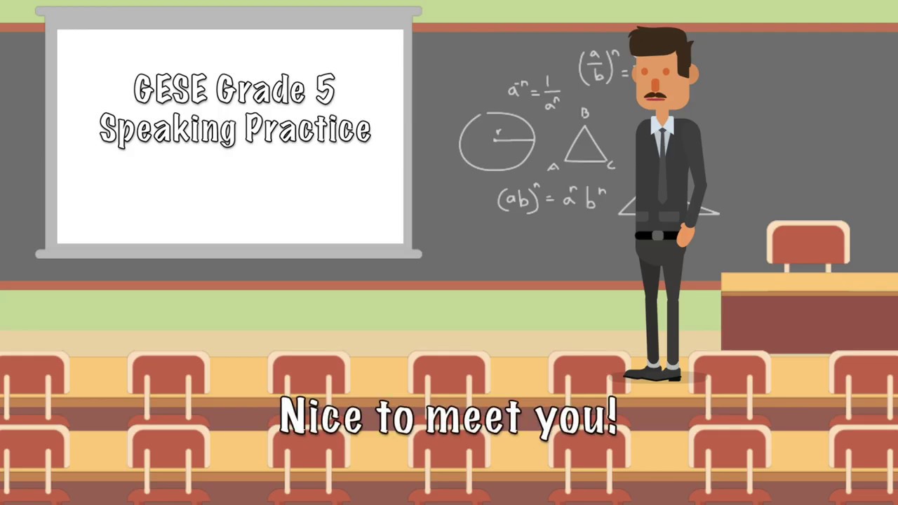 GESE Grade 5 Speaking Practice