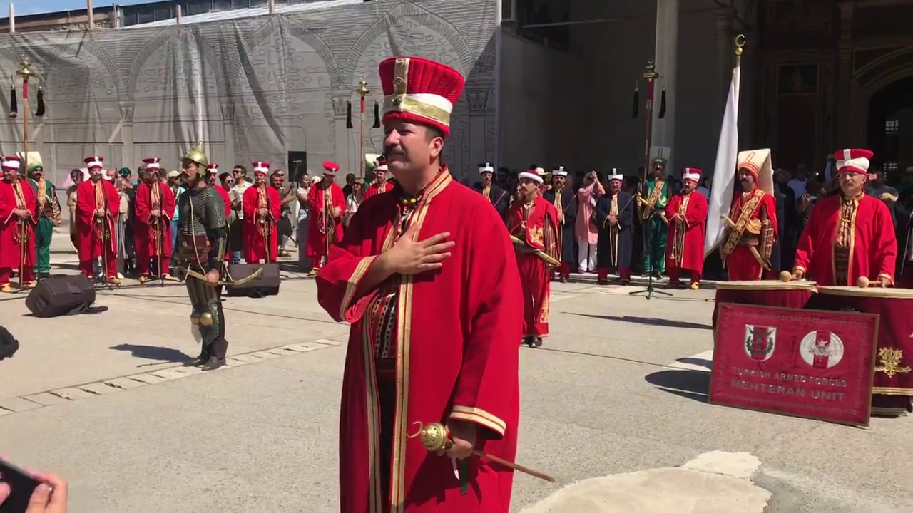 Parade at Topkapi Palace Build 1465 Istanbul Turkey