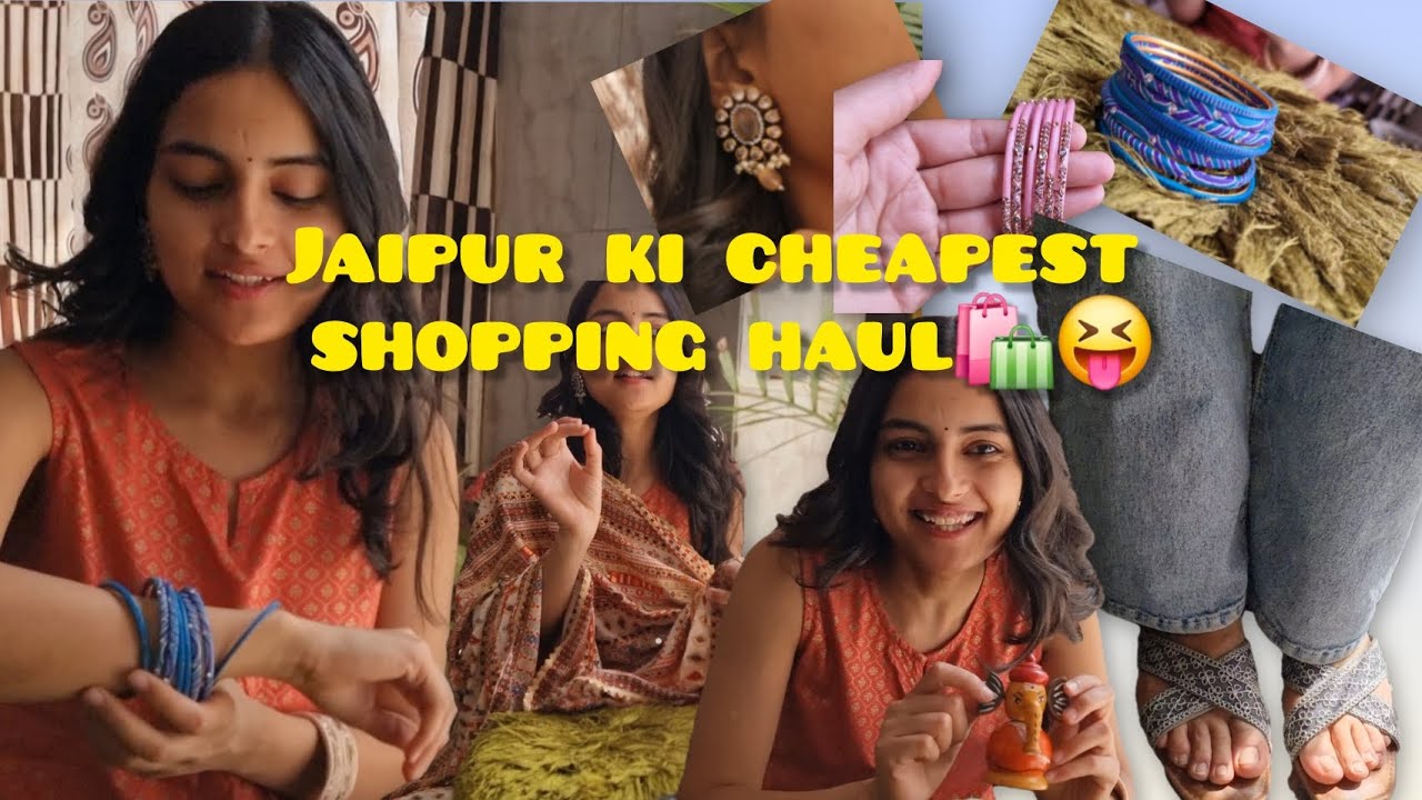 ✨ Jaipur Haul 2025 ✨ | Shopping in the Pink City 🛍️💖||Ritika khatri 