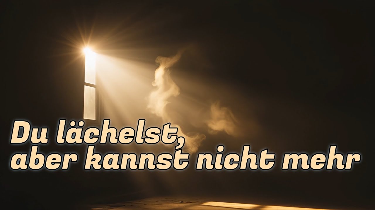 Du lächelst, aber kannst nicht mehr.