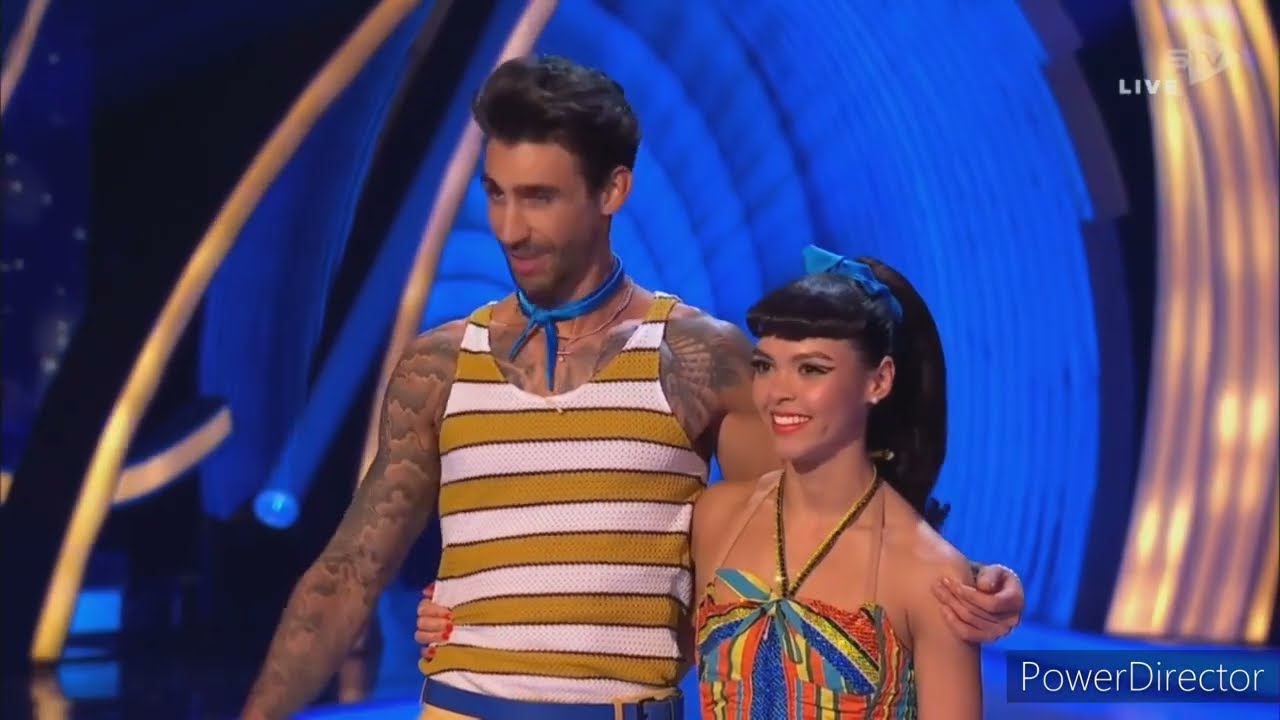 Chris Taylor and Vanessa Bauer skating in Dancing On Ice (12/1/25)