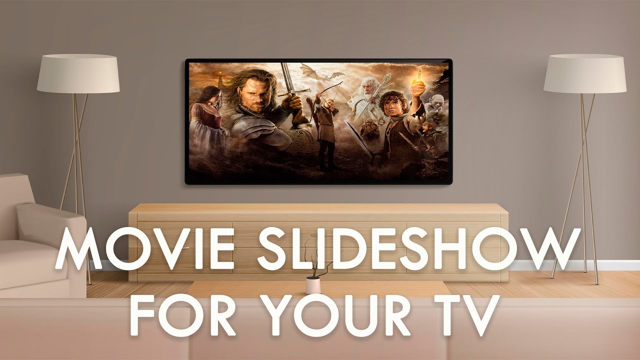 The Lord of the Rings Slideshow for Your TV | Famous Movies Screensaver | 1 Hour, No Sound