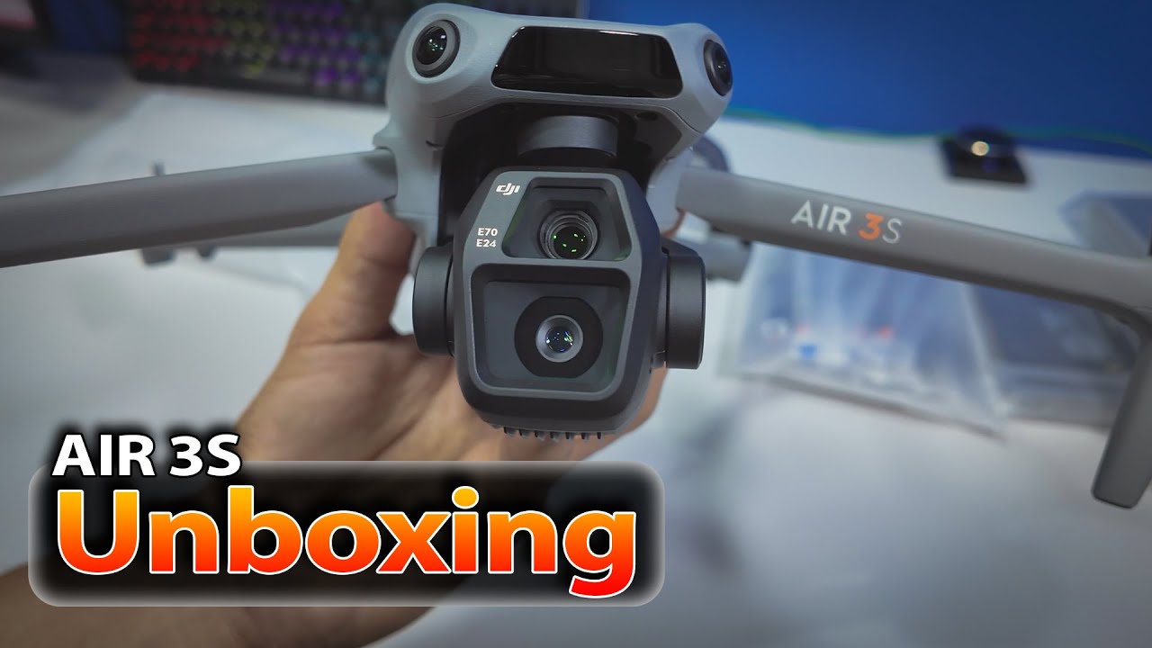 Unboxing do DJI AIR 3S e primeiras impressões