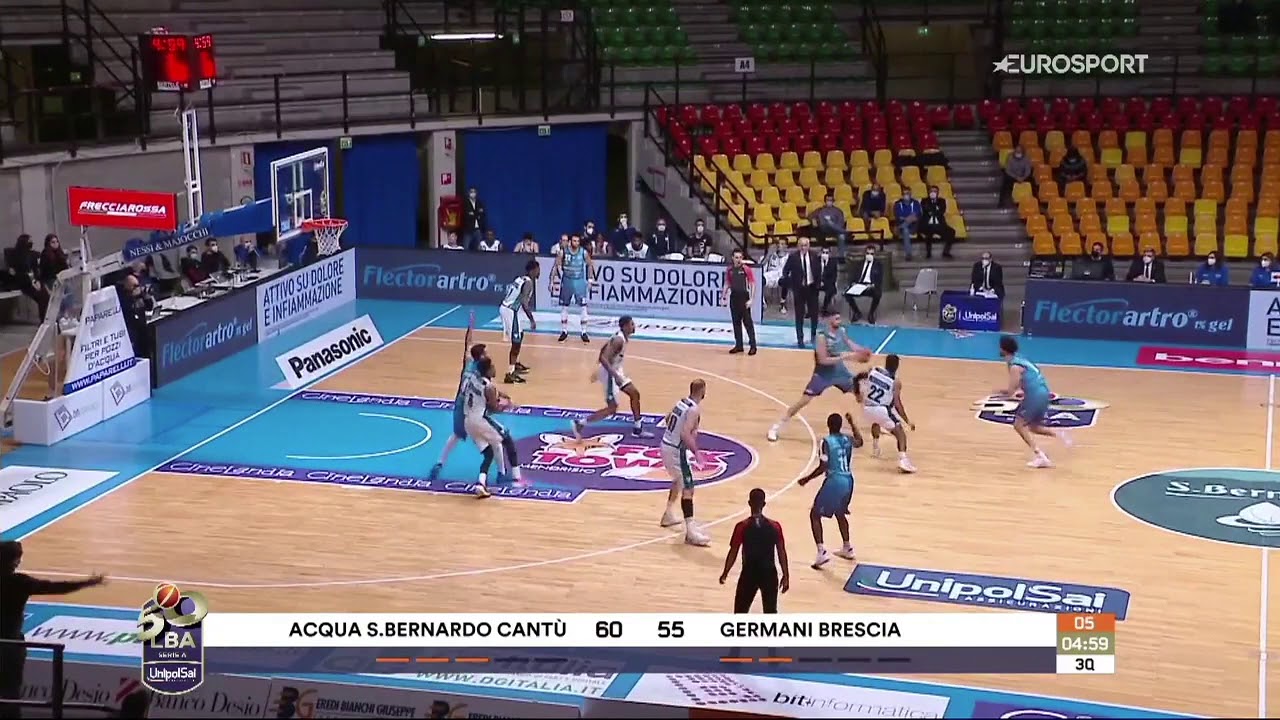 LUCA VITALI 10 ASSISTS IN BRESCIA WIN OVER CANTÙ FOR LBA ROUND 12 (2020/21)