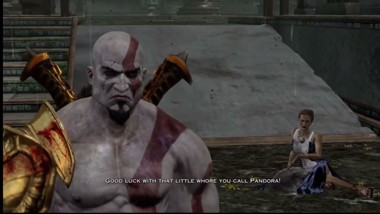 God of War III Remastered Gameplay Section The protected garden