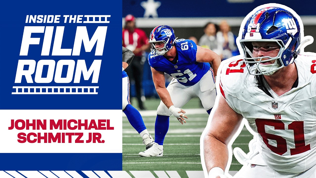Film Room: Breaking down John Michael Schmitz Jr.'s 2025 Game Tape | New York Giants