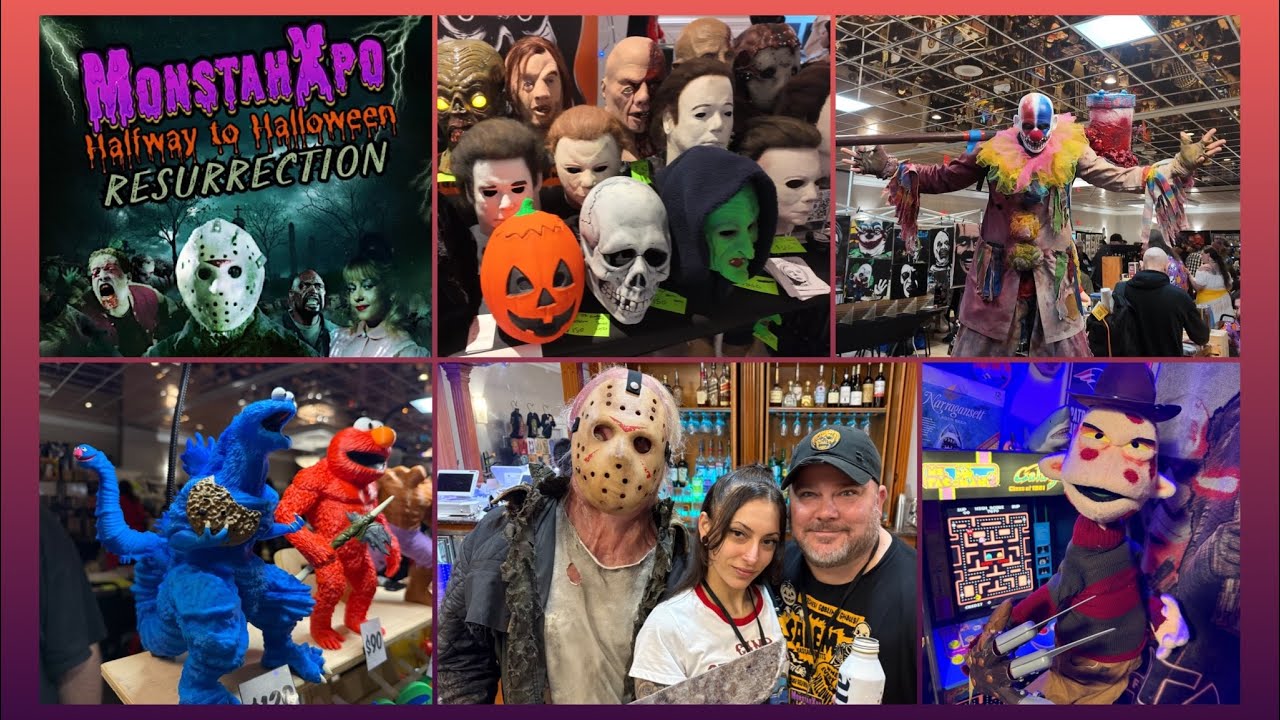MonstahXpo на полпути к Хэллоуину 2025 — Horror Convention — Fairhaven, MA — 4K — D Tour 363, 26....
