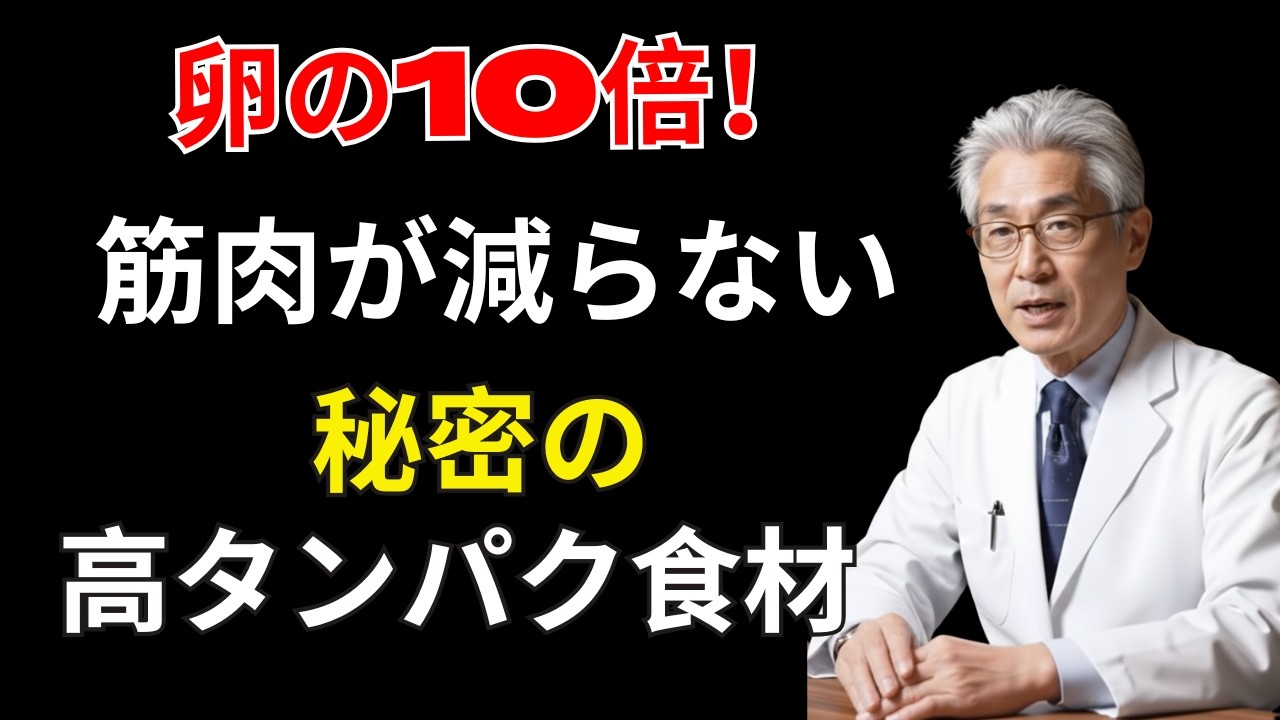 50代・60代の筋肉が消える原因！医師が教える最強タンパク質食品ランキング10選 | 健康長寿