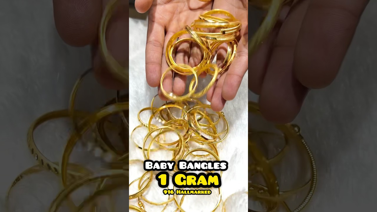 1 Grams to Baby Bangles 916 Hallmarked @Navaratnajewellers