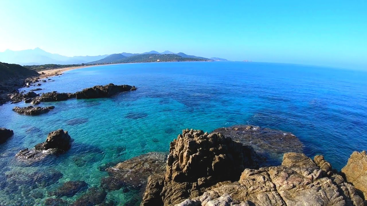 Fishing a Paradise Beach, Crystal Clear Waters