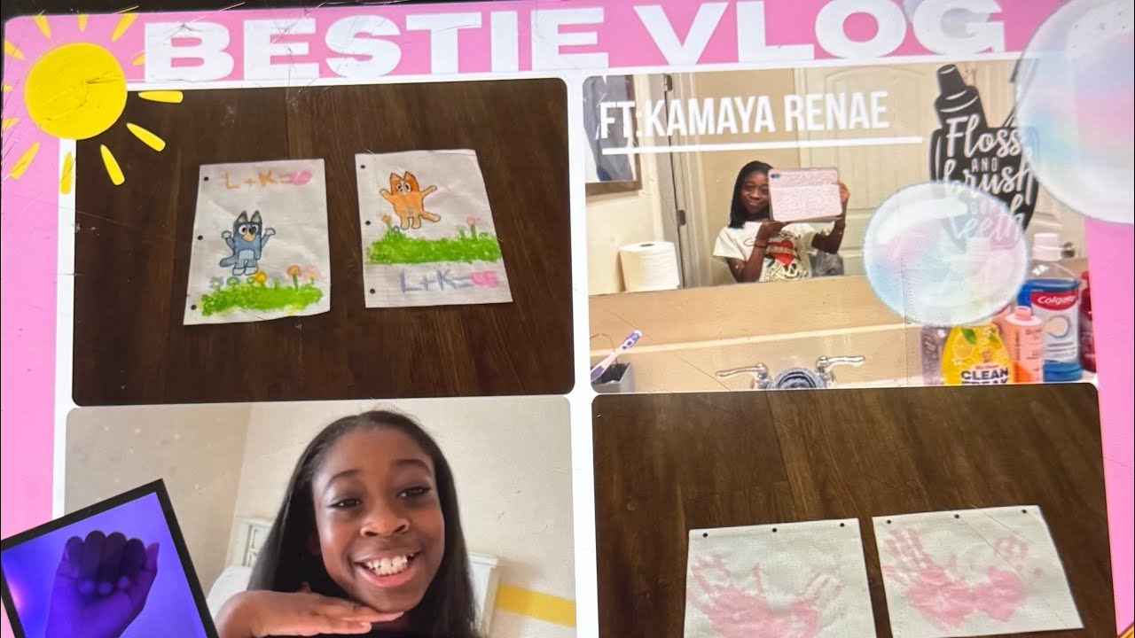Bestie Vlog/ Day In The Life Baking| Painting| Nails| Eating etc.