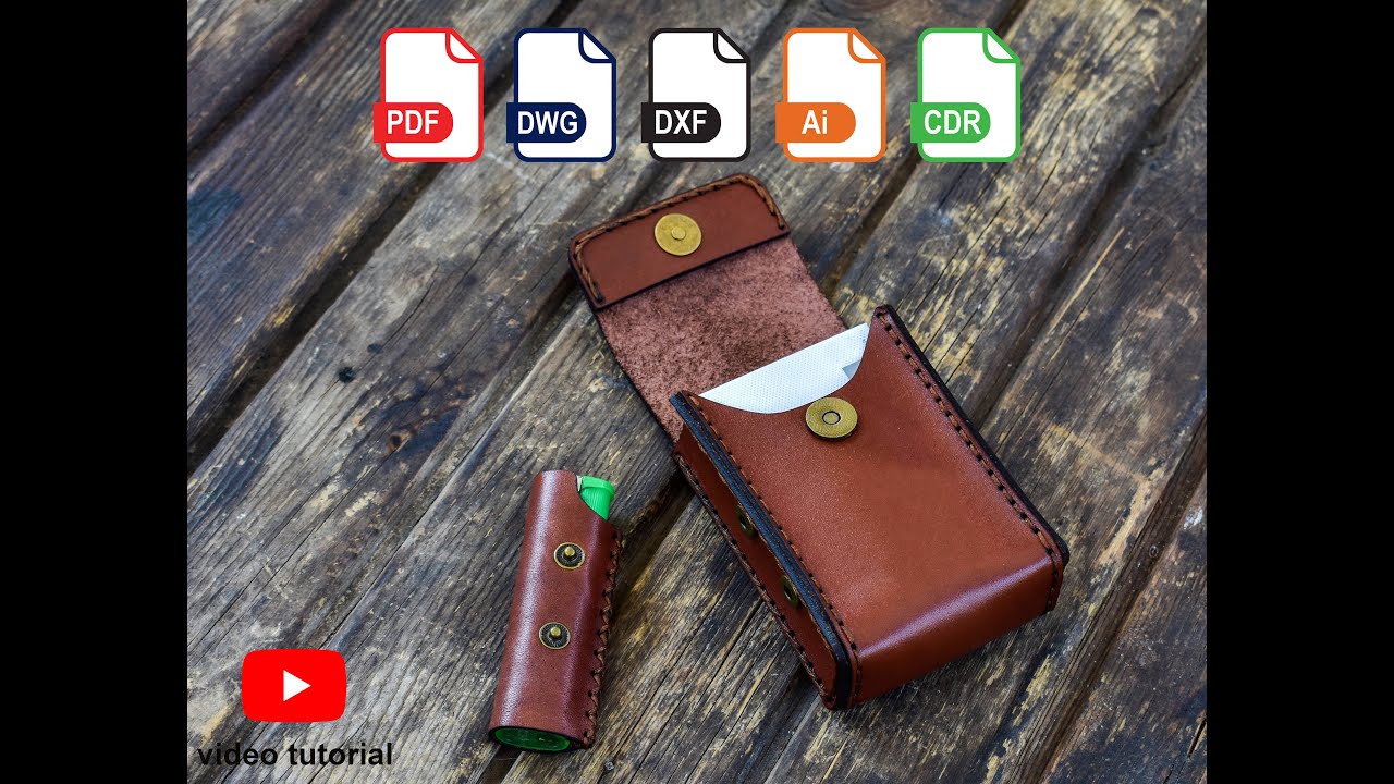 how to make a leather cigarette pouch