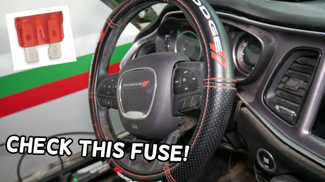 DODGE CHARGER STEERING WHEEL COLUMN LOCK FUSE LOCATION REPLACEMENT