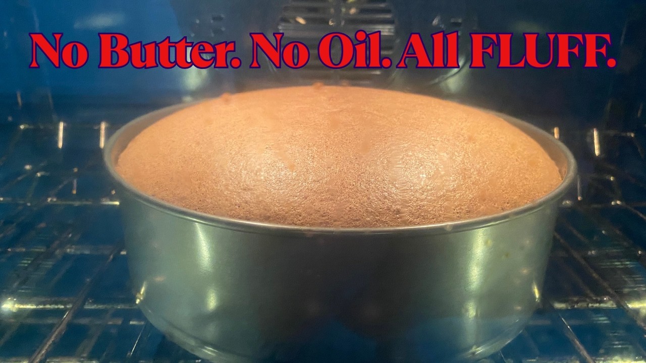 Healthy, Low Calorie Sponge Cake Recipe | Light, Fluffy & Only 4 Ingredients!
