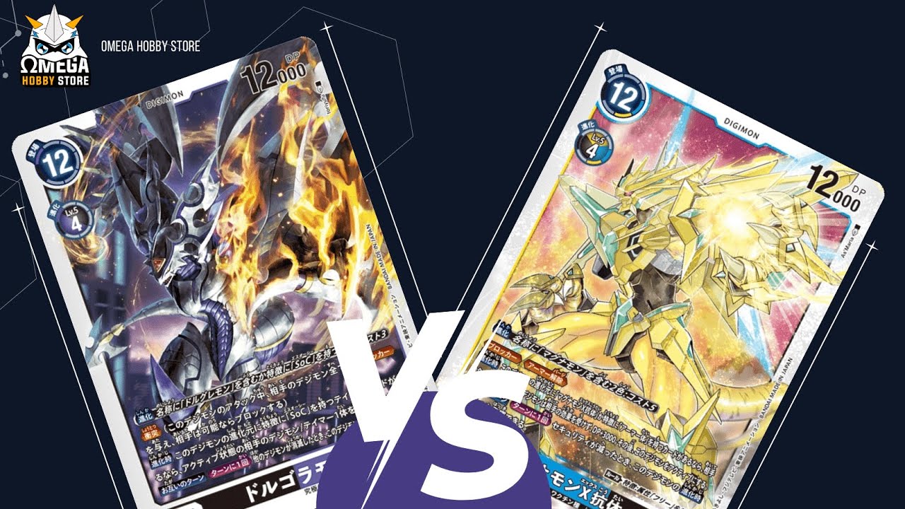 [ Digimon Deck Battle ] Deck Dorugoramon BT16 vs Magna X