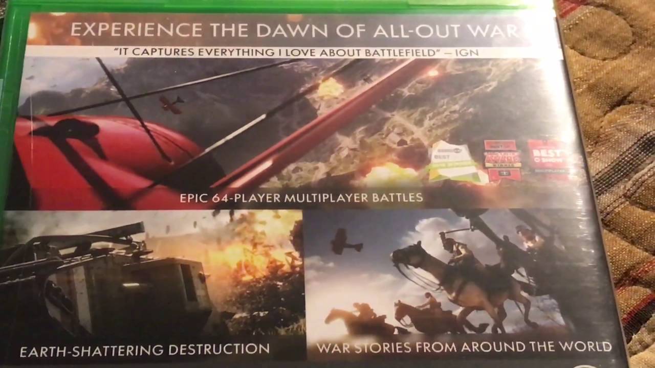 Battlefield 1 Unboxing (XboxOne)