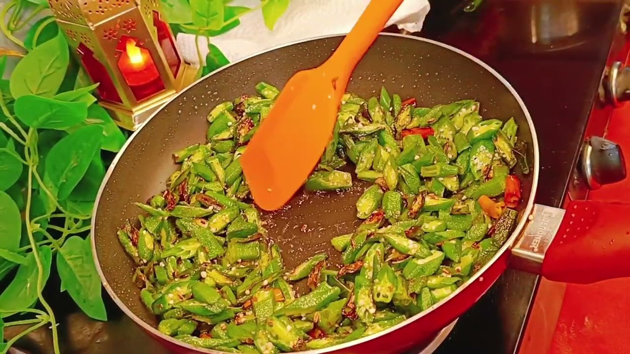 Bhindi Fry Recipe | Crispy & Masaledar Bhindi | Easy Side Dish | Laziz Lamhe 