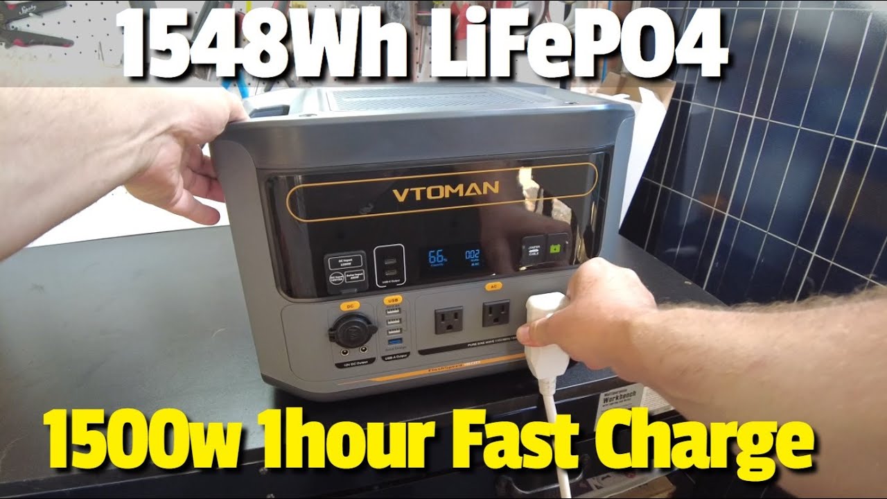 VTOMAN FlashSpeed 1500 Portable Power Station