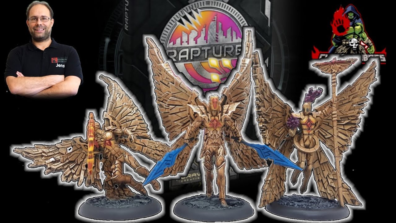 Bemal Tutorial: Engel Starterset für Rapture von Gravity Bay (32mm, Skirmish Tabletop, Miniaturen,)