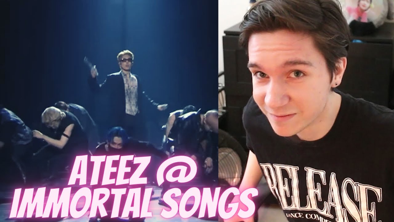 DANCER REACTS TO ATEEZ - 검은 고양이 (Black Cat) on Immortal Songs 2