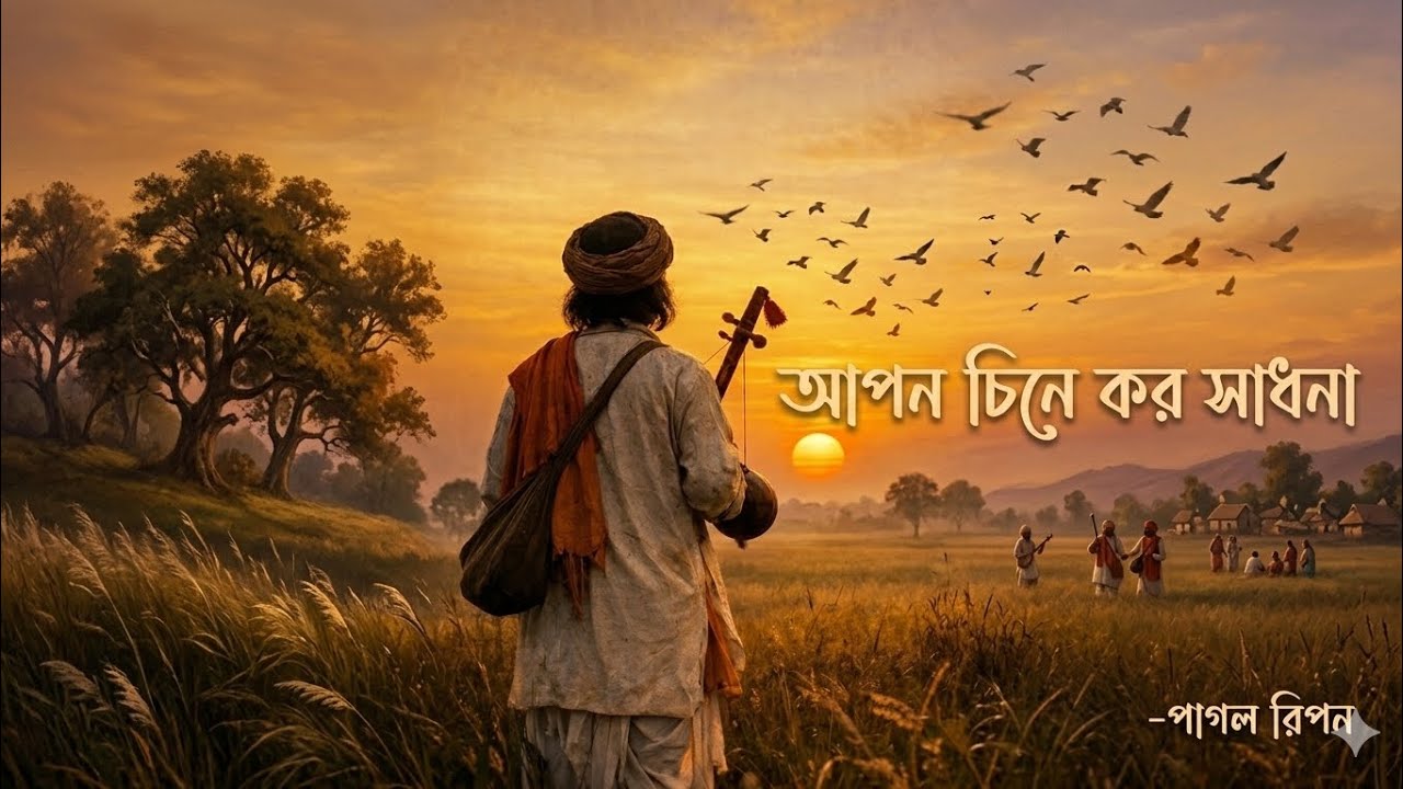 আপন চিনে কর সাধনা | New Bangla Baul Song 2026 | Sad Folk Gaan