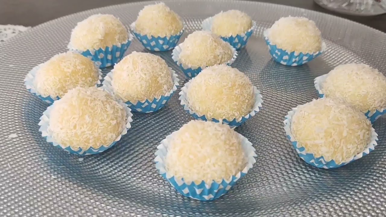 BRIGADEIRO DE COCO. Receta muy económica y sabrosa.