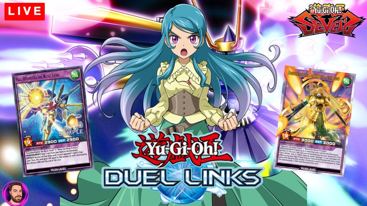 بث مباشر # 185 # تحدي المتابعين بمجموعة Yu Gi Oh Duel Links 🔥 Music Princess