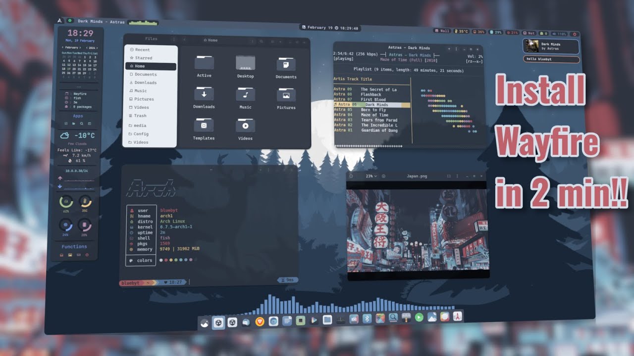 How to install Wayfire in 2 min!!