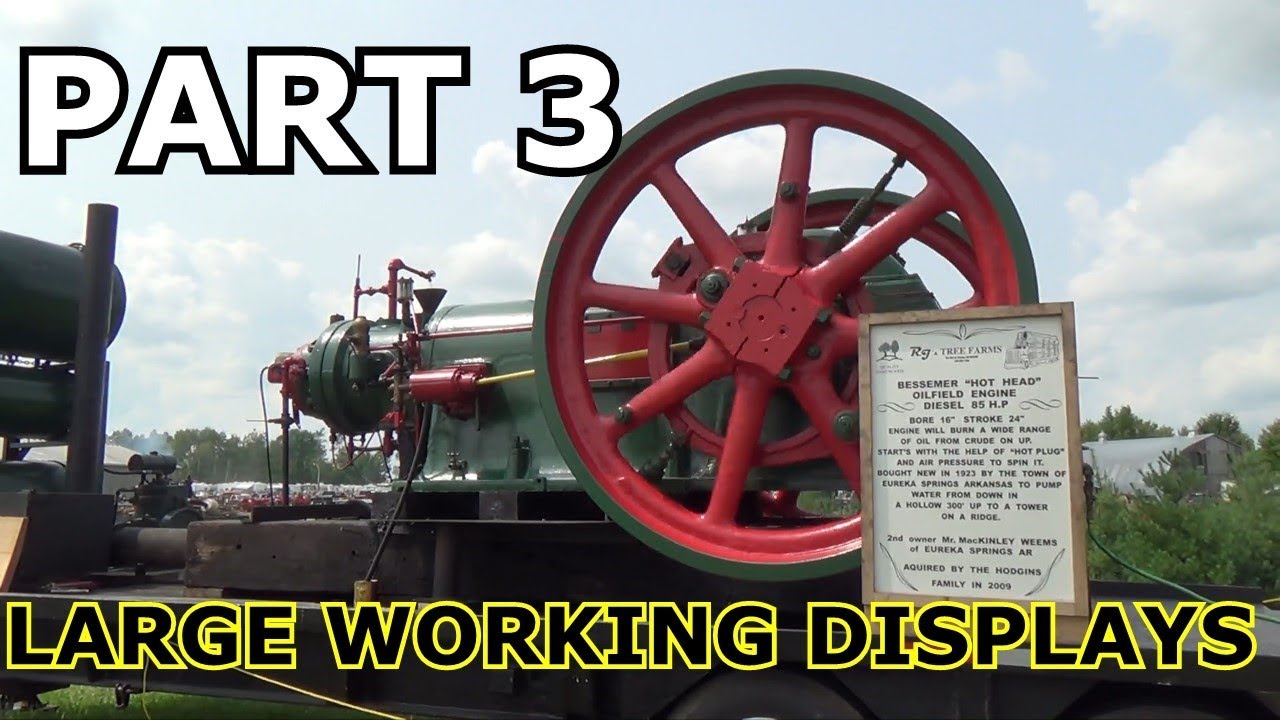 2018 - 25th Annual Heritage Farm & Steam Show Paisley Ontario Part 3 LARGE working displays