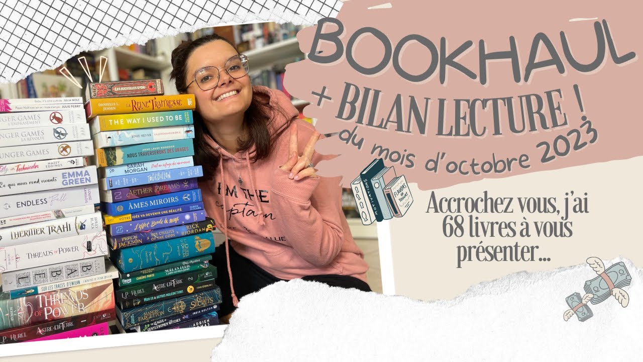 J'ai presque 70 livres à vous présenter dans ce haul + bilan lecture du mois d'octobre 2023 ! 😱🤯📚