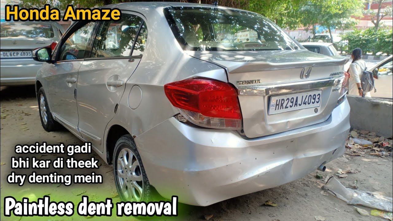 Honda amaze | kesa bhi dent thik kar dete hai bina paint kharab kiye |dry dent repair | dent removal
