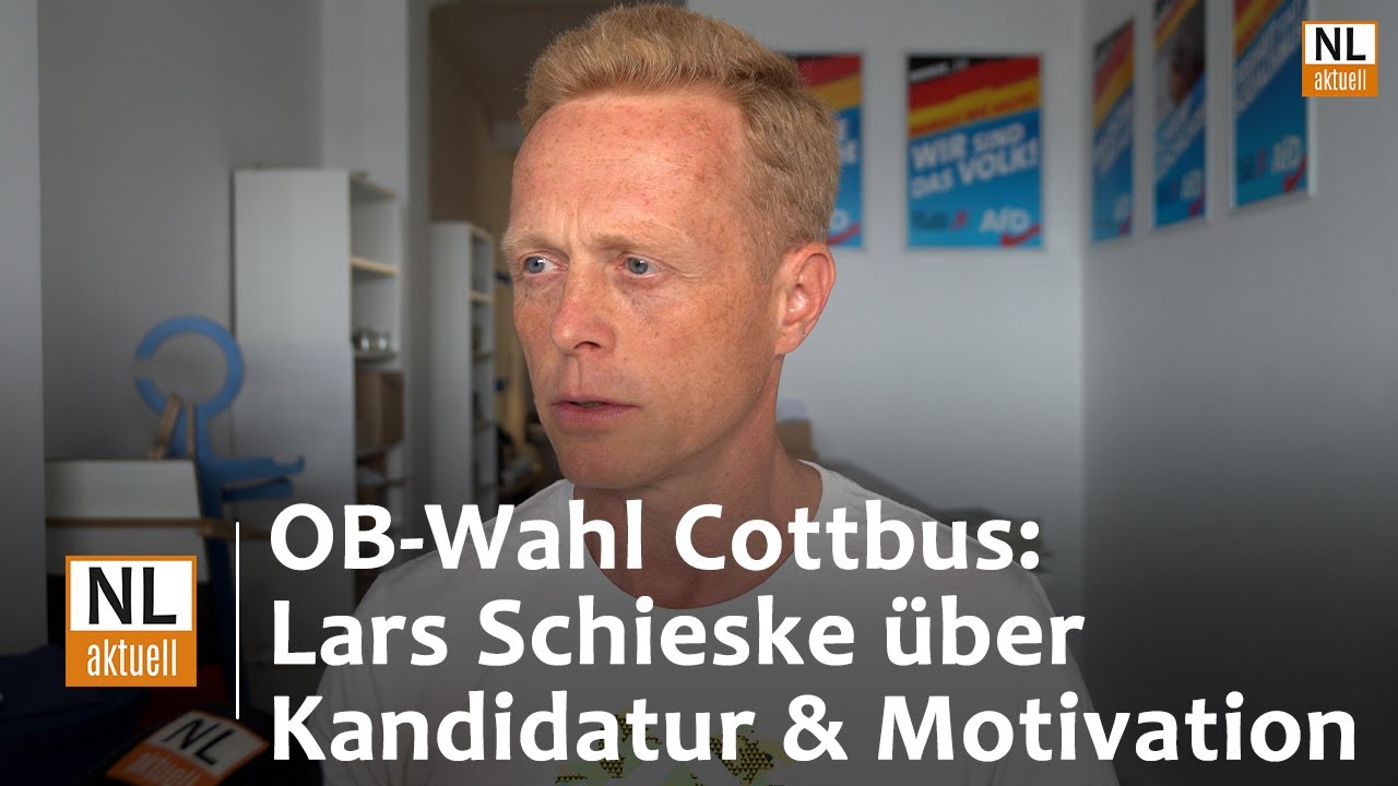Oberbürgermeisterwahl Cottbus 2022 | AfD-Kandidat Lars Schieske über Kandidatur und Motivation