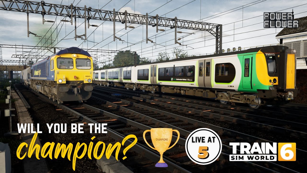 TRAIN SIM WORLD 6 | TSW6 | LIVE AT 5 |Will you be the Champion?| #tsw6 #trainsimulator