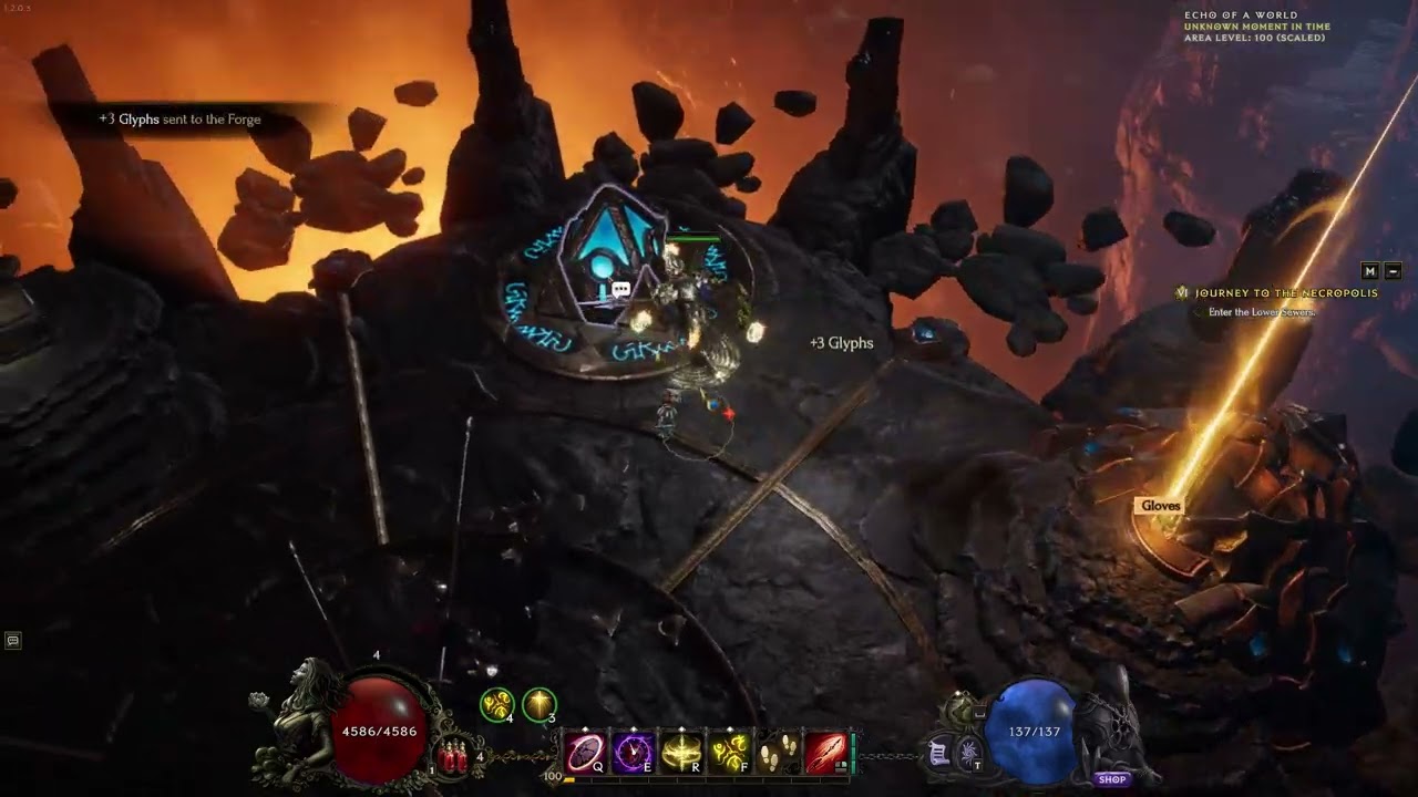 Javelin Paladin - 1000+ corruption - Uber Aberroth tries -  Epoch 1.2
