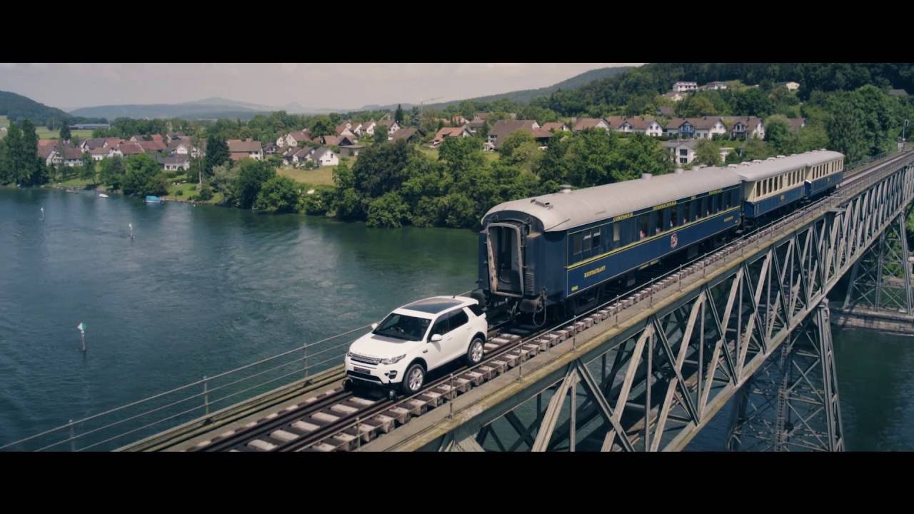 Discovery Sport traina un treno di 108 tonnellate in Svizzera